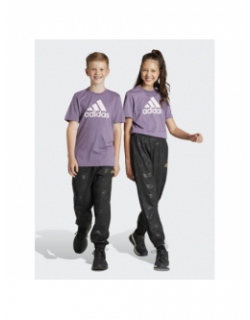 Jogging brand love multi-logo noir enfant - Adidas