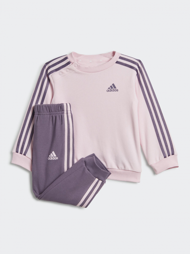 Survêtement sweat 3s rose enfant - Adidas