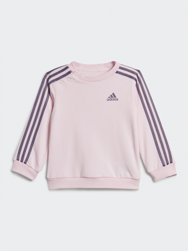 Survêtement sweat 3s rose enfant - Adidas