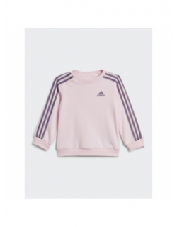 Survêtement sweat 3s rose enfant - Adidas