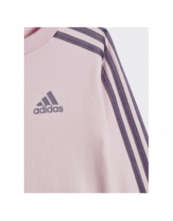 Survêtement sweat 3s rose enfant - Adidas