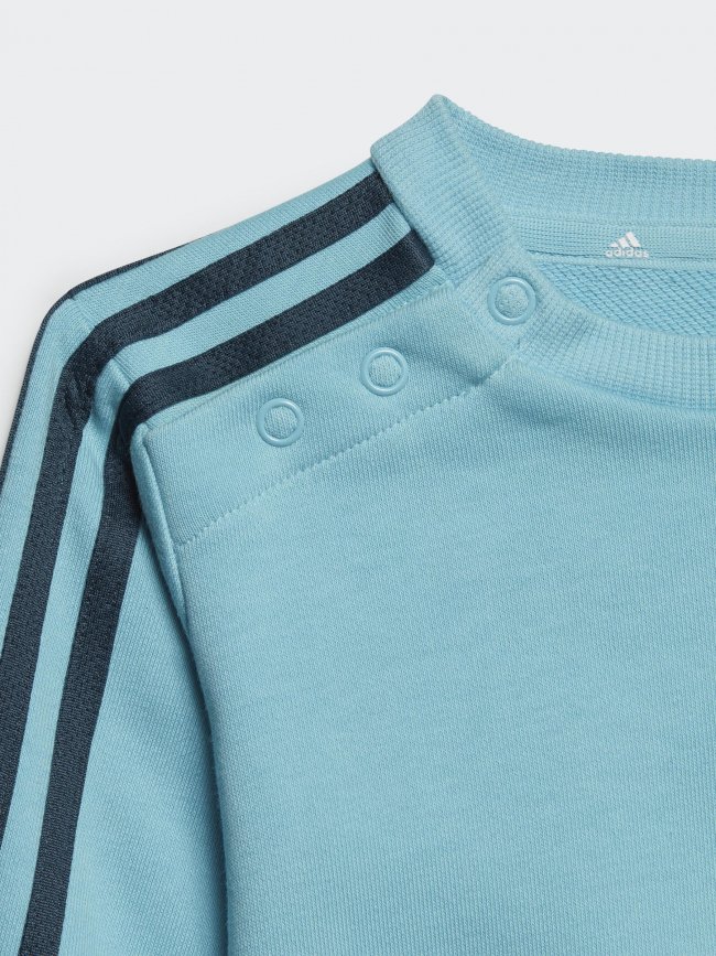 Survêtement 3S sweat bleu enfant - Adidas