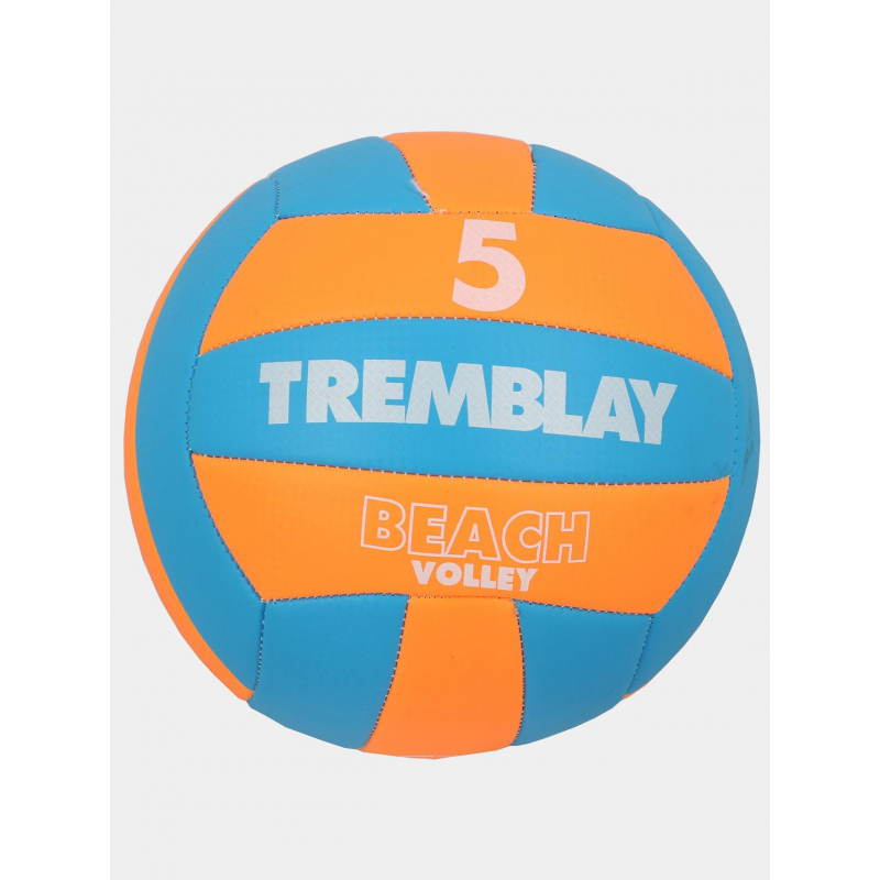 Ballon de beach volley t5 orange bleu - Tremblay