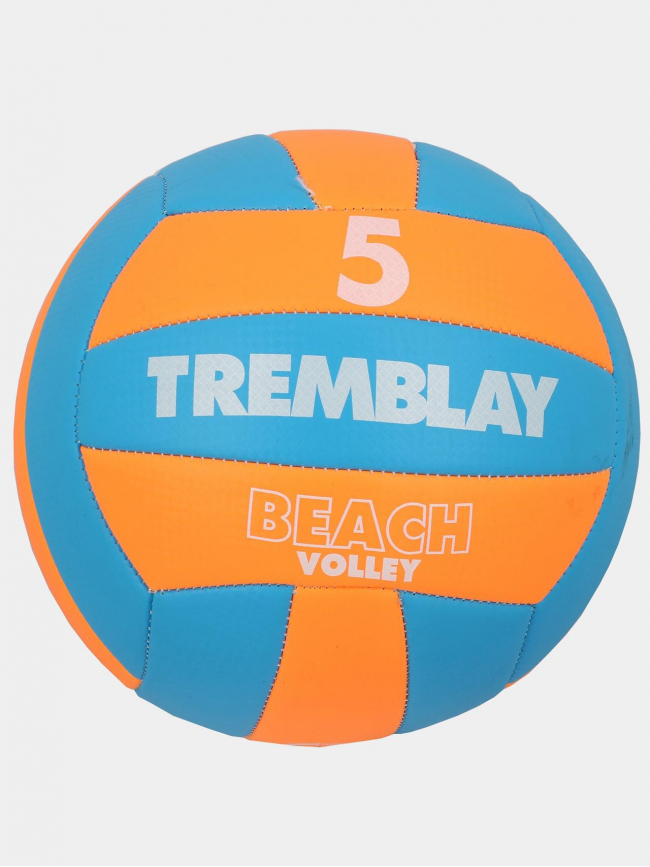 Ballon de beach volley t5 orange bleu - Tremblay