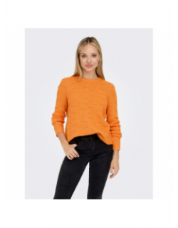 Pull lolli orange femme - Only