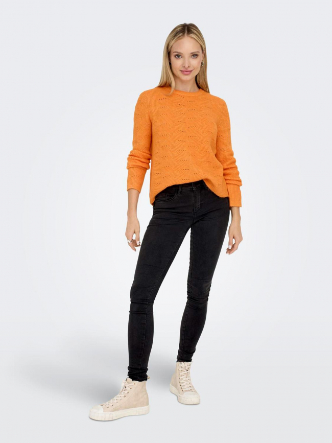 Pull lolli orange femme - Only