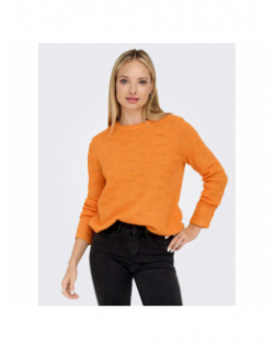 Pull lolli orange femme - Only