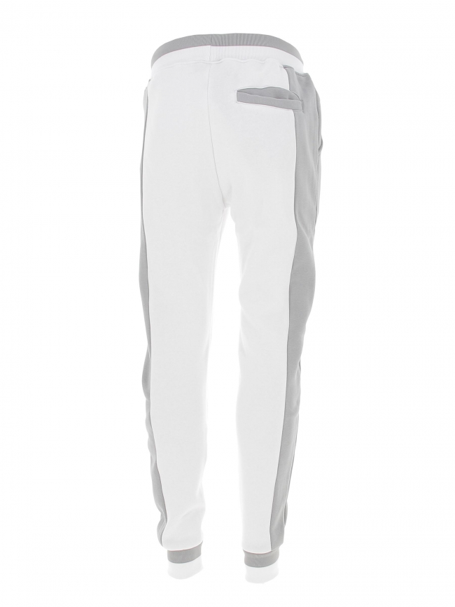 Jogging bicolore signature blanc gris homme - Project X Paris