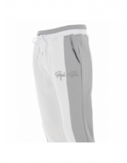 Jogging bicolore signature blanc gris homme - Project X Paris