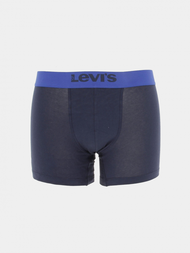 Pack 2 boxers solid basic bleu noir homme - Levi's