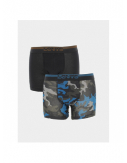 Pack 2 boxers imprimé bleu noir homme - Levi's