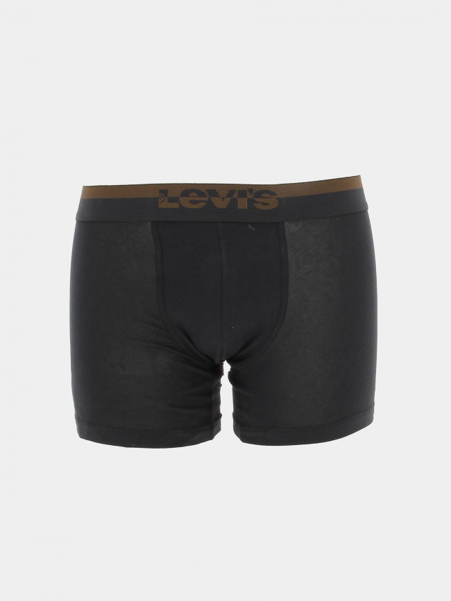 Pack 2 boxers imprimé bleu noir homme - Levi's