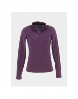 T-shirt de running manches longues violet femme - Rukka