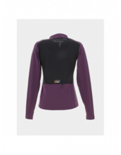 T-shirt de running manches longues violet femme - Rukka