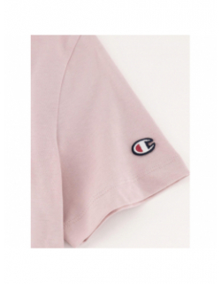 T-shirt crewneck logo rose femme - Champion