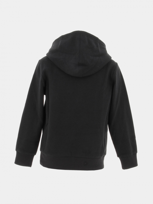 Sweat à capuche logo brodé noir enfant - Champion