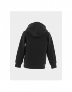 Sweat à capuche logo brodé noir enfant - Champion