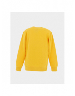 Sweat crewneck logo brodé jaune enfant - Champion