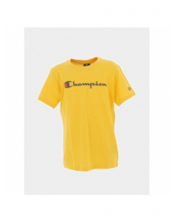 T-shirt crewneck logo jaune enfant - Champion