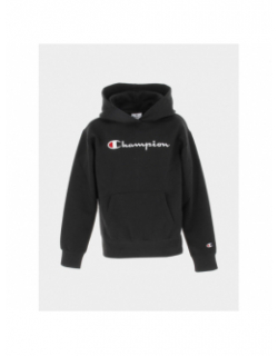 Sweat à capuche hooded avec logo noir enfant - Champion