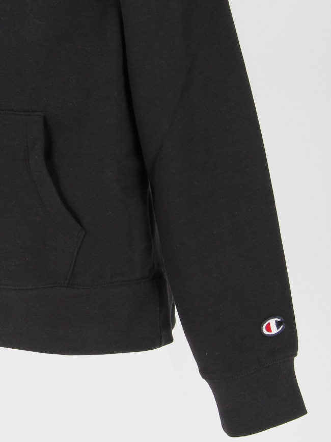 Sweat à capuche hooded avec logo noir enfant - Champion