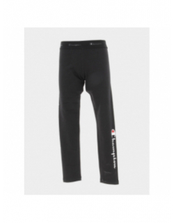 Legging uni logo noir fille - Champion