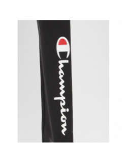 Legging uni logo noir fille - Champion