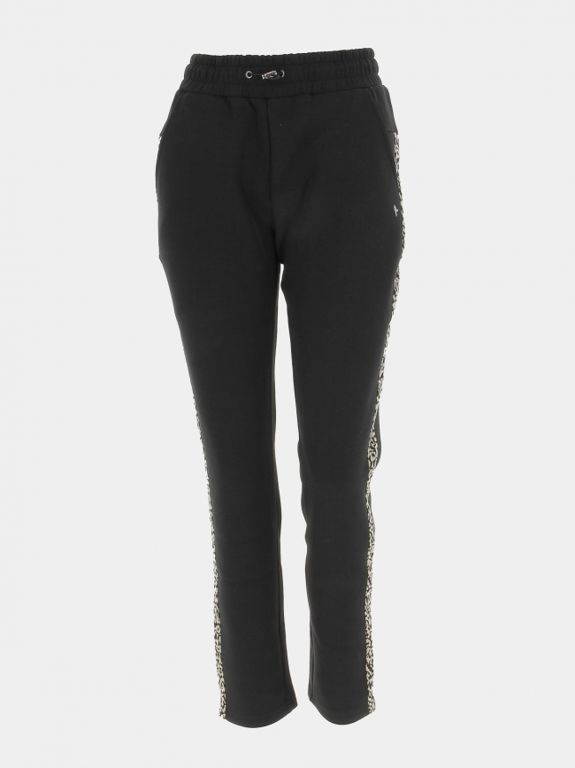 Jogging droit dreen imprimé noir femme - Sun Valley