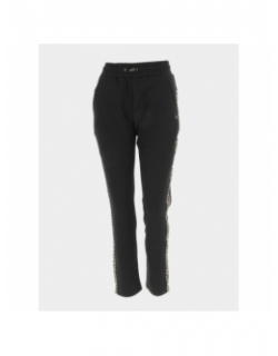 Jogging droit dreen imprimé noir femme - Sun Valley