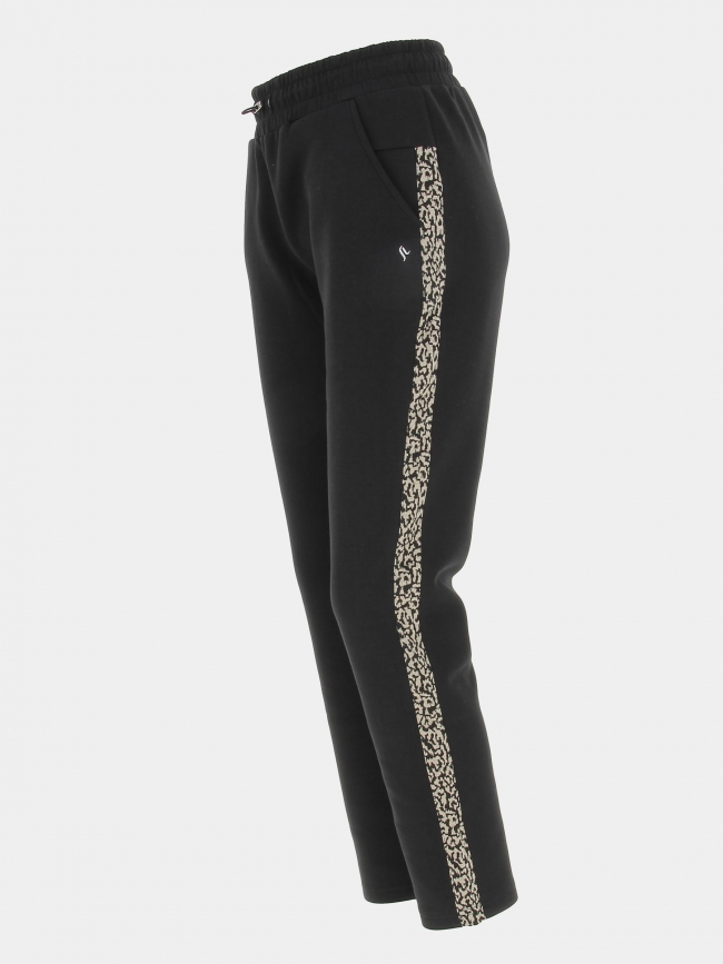 Jogging droit dreen imprimé noir femme - Sun Valley