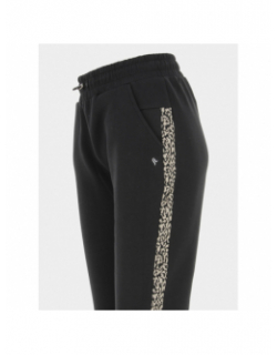 Jogging droit dreen imprimé noir femme - Sun Valley