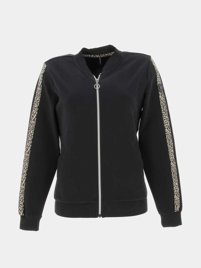 Veste dhafno avec imprimé noir femme - Sun Valley