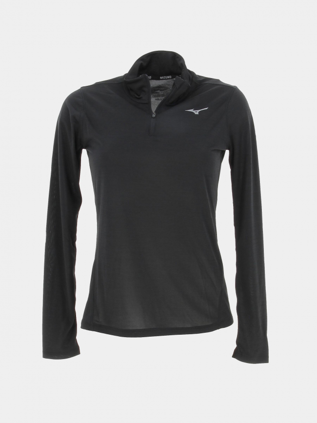 T-shirt manches longues impulse core noir femme - Mizuno