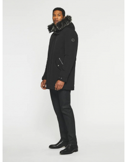 Blouson d'hiver long manoury noir homme - Izac