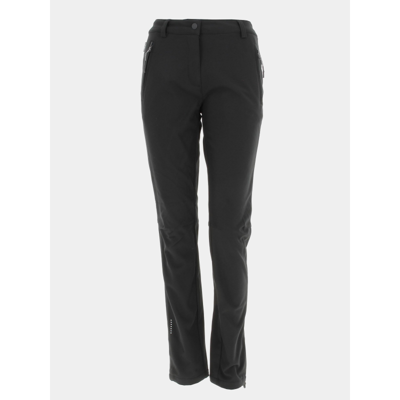 Pantalon de randonnée softshell argonia noir femme - Icepeak