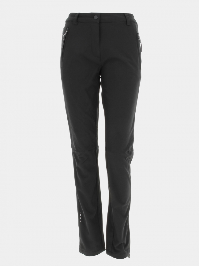 Pantalon de randonnée softshell argonia noir femme - Icepeak