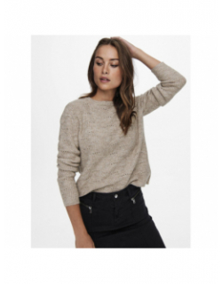 Pull lolli beige femme - Only