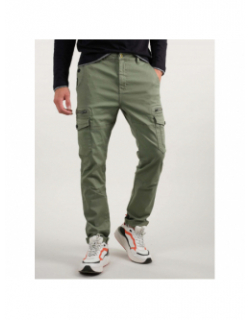 Pantalon cargo zippé danakil kaki homme - Deeluxe