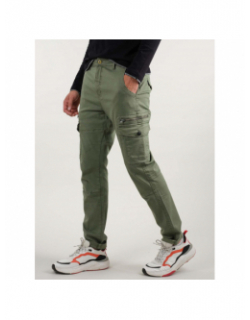 Pantalon cargo zippé danakil kaki homme - Deeluxe