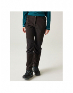 Pantalon outdoor randonnée questra noir femme - Regatta