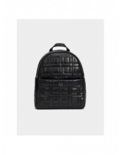 Sac à dos simili-cuir matelassé quilt noir femme - Tiffosi