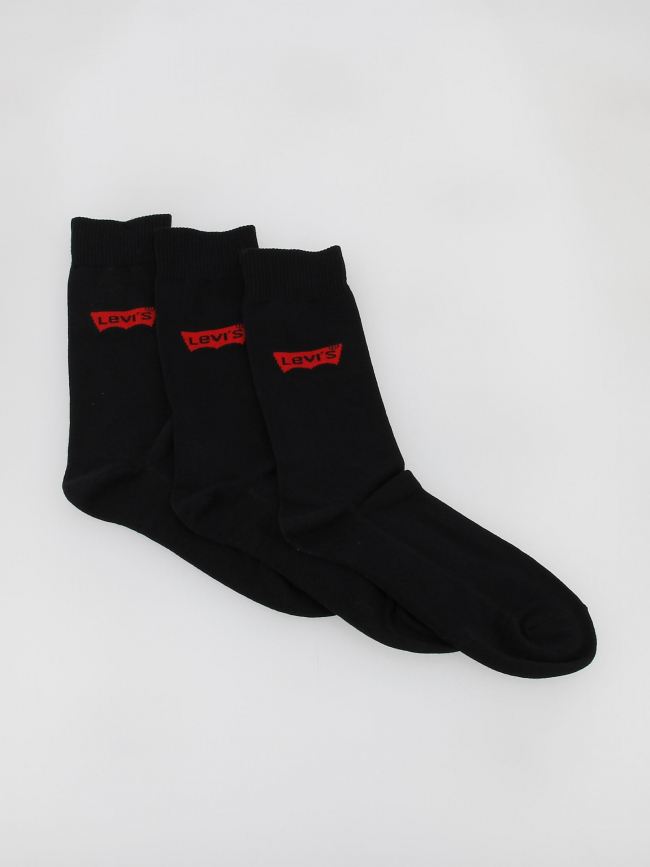 Pack 3 paires de chaussettes regular batwing noir - Levi's