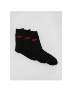 Pack 3 paires de chaussettes regular batwing noir - Levi's