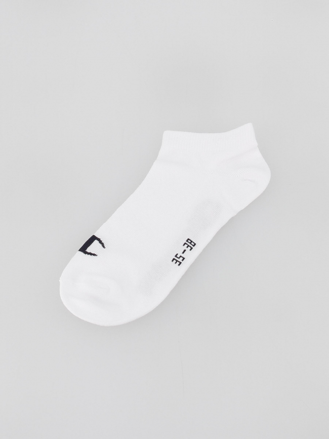 Pack 3 paires de chaussettes basses sneaker blanc - Champion