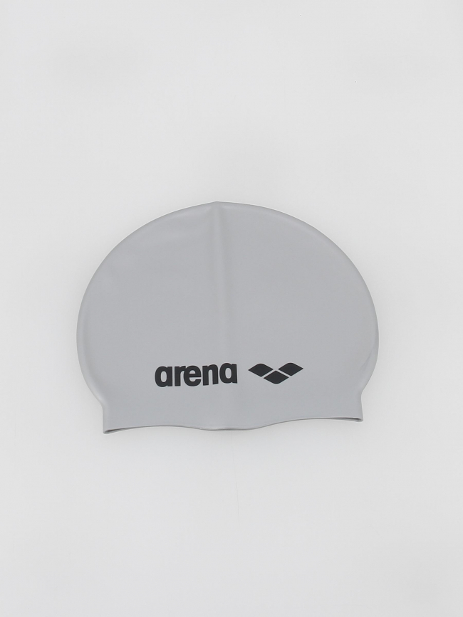 Bonnet de bain silicone classic gris - Arena