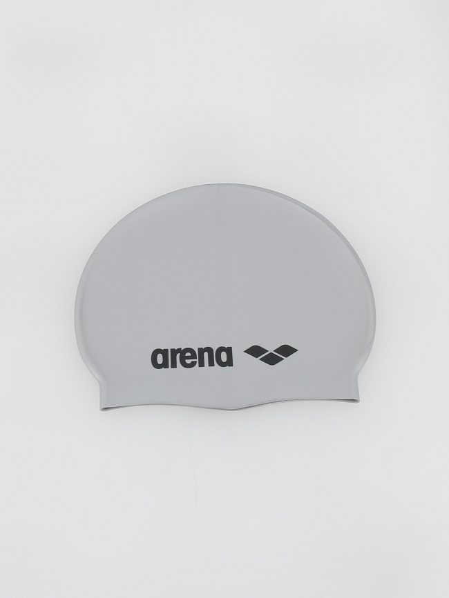 Bonnet de bain silicone classic gris - Arena