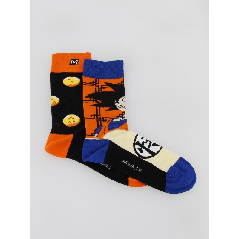 Chaussettes dépareillées dragon ball z multicolore - Capslab