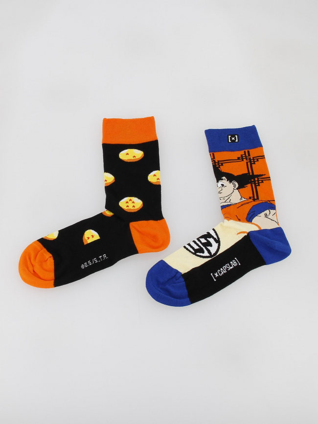 Chaussettes dépareillées dragon ball z multicolore - Capslab