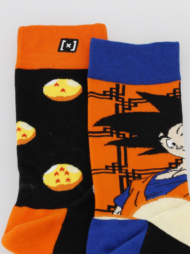 Chaussettes dépareillées dragon ball z multicolore - Capslab