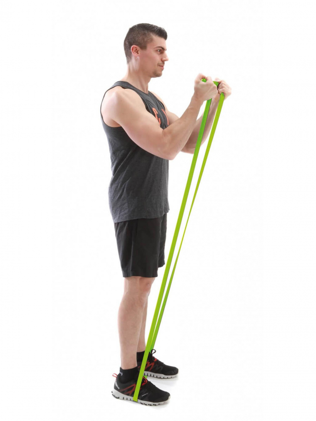 Bande de résistance 11/30 kg powerband vert - Sveltus